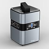 imuto 300W Portable Power Station,230Wh 64000mAh Solar Generator with 110V/300W Pure Sine Wave AC Ou