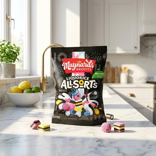 Maynards Bassetts Liquorice Allsorts 130g miniatura 3