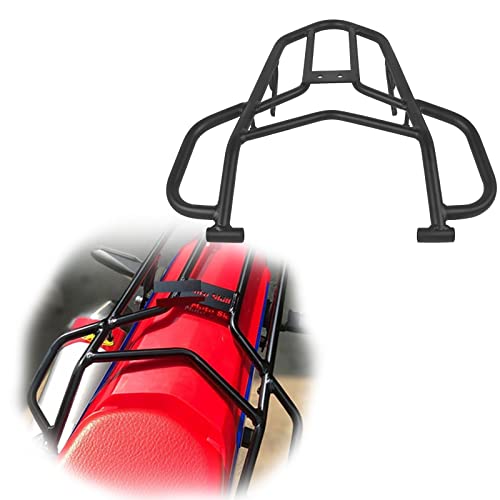 Porte-bagages arrière pour CRF300L et Rally 2021-2023 avec poignée de maintien noire