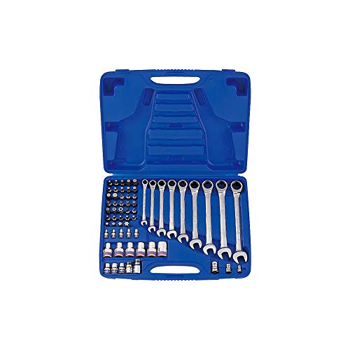 king tony 91162 MR Coffret de CLÉS Maulschlüssel mit Ringratsche metrisch mit Spiele de DOUILLES Torx®, Set 62