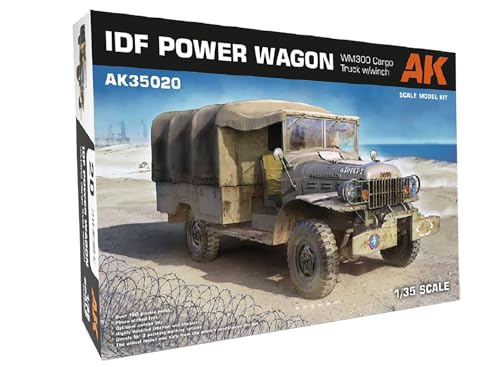 AKインタラクティブ 1/35 IDF パワーワゴン WM300 カーゴトラック ウインチ装備タイプ プラモデル AK35020
