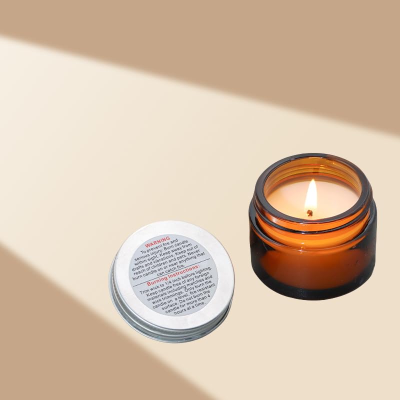 500 Pcs Candle Warning Labels 1.5 inch Round Candle Safety Labels Sticker for Candle Making DIY Candle Jars Wax Melts DIY Gifts (Colourful) - Image 4