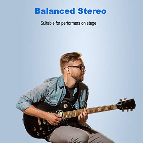 Image of YINYOO KBEAR KS1 in Ear Monitor Bass Earbuds Wired Earbuds,Clear Sound Stereo Headphones, Vocals Forwards High Resolution Noise Canceling Earphones, Dual Magnectic Circuit Dynamic Detachable Cable