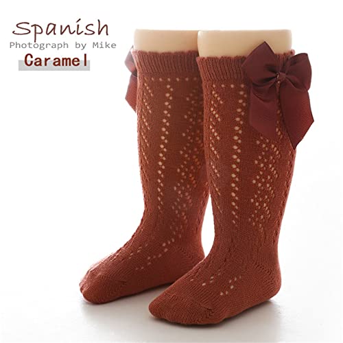 Baby Toddler Kids Bow Knee High Socks Girl Ruffle Socks Infant Children Breathable Stockings Casual Leggings Socks2