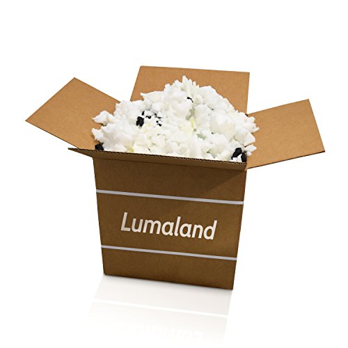 Lumaland Shredded Memory Foam | Fill Replacement for Bean Bags, Chairs, Pillows, Cushions, Dog Beds and Crafts | 100% Made in USA (2.5 LBs)