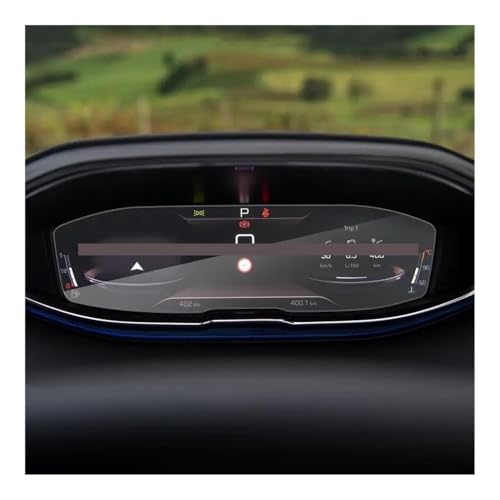 Verre trempé ultra résistant et anti-traces pour écran de navigation Peugeot 3008 5008