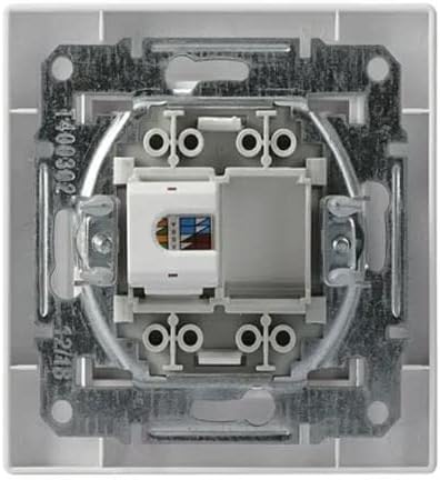 asfora ISDN Socket CAT5e 1 x RJ45 Socket Complete Schneider Electric White