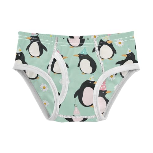Wusikd Penguins Boys' Underwear Cotton Daisy Boys Briefs Soft Toddler Underwear 2T
