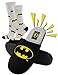 soxo DC Comics The Batman Ciabatte Uomo Idee Regalo Invernali Pantofole Casa Ciabatta 43/44 Pantofole Batman + Calzini 40-45