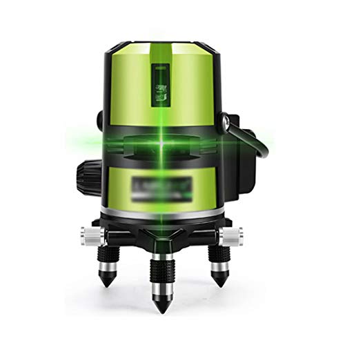 Laser Level 360 Grad Green Cross Line Laser Selbstausgleich, Green Beam 3D 3 Linien, IP 54 Anti-Splash 1M Stoßfeste Selbstnivellierung Vertikale und