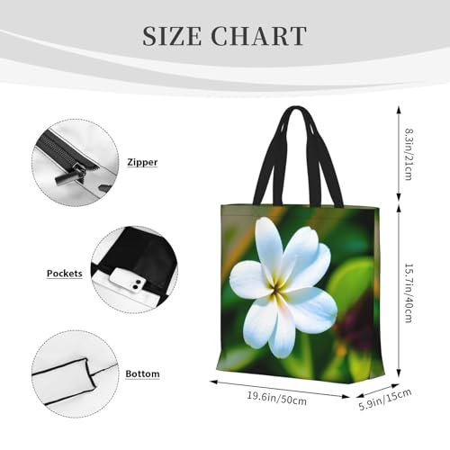Hawaii Flower 1 Print Tote Bag Large Women Casual Shoulder Bag Handbag For Outdoors Holiday Weekender Travel Gifts4