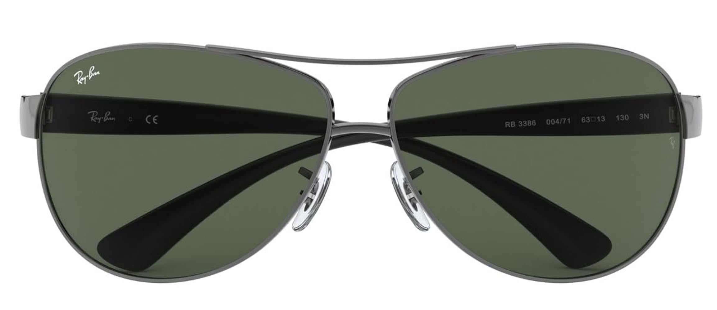 小物 Ray-Ban SUNGLASSES 0RB3593 POLARIZED RB3593 Sunglasses in Black and Light Grey Gradient Dark Grey