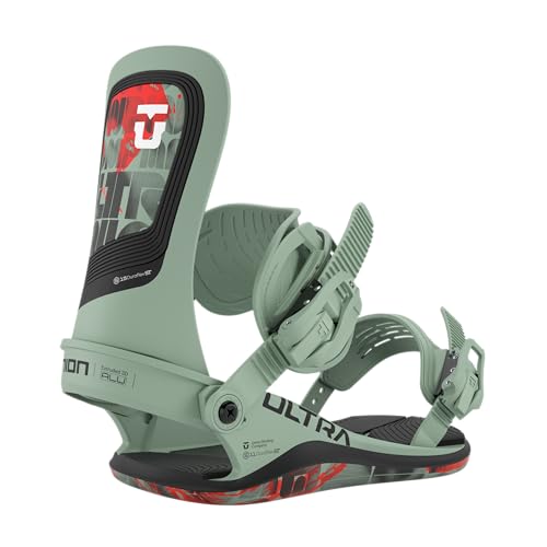 Union Ultra Men\'s Snowboard Bindings, Sage, Large - Thumbnail 3