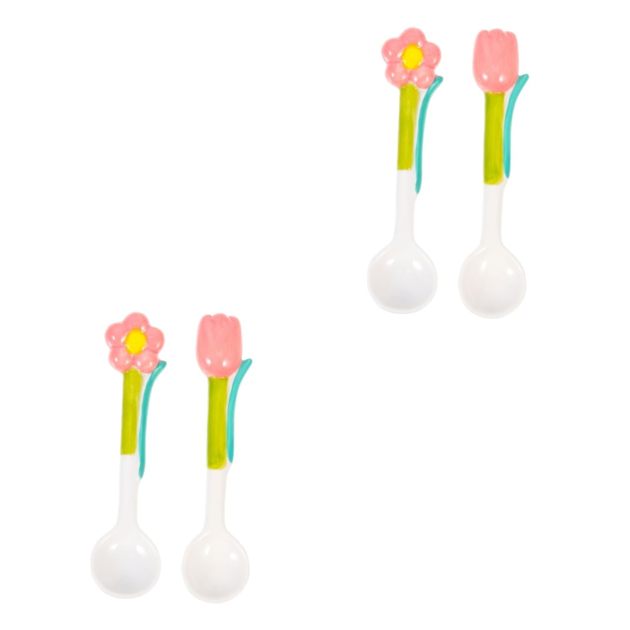Cuillères à dessert fleur Magiclulu pour sublimer vos pauses thé en famille