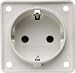 Produktbild Berker Schuko-Steckd.pws 941852502 m.Schraubklemmen INTEGRO Steckdose 4011334240549 (3 Stück Schuko-Steckdose), 655430, weiß