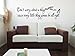 Produktbild G Direct Dont Worry Bout A Thing Bob Marley Wandaufkleber Vinyl-Aufkleber Inspirational Quote Schlafzimmer Art 100x55