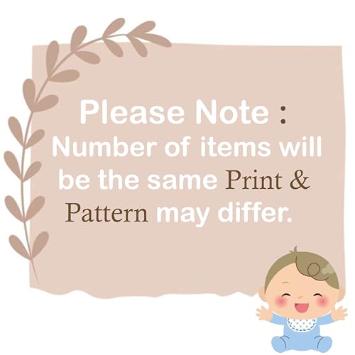 Image of Infantbond Baby All Season Use Hospital Essential Combo for New Born | Gift Pack | Baby Products | Maternity Essentials | Bedding Set (60 Items)(0-6 Months) (Green Star)