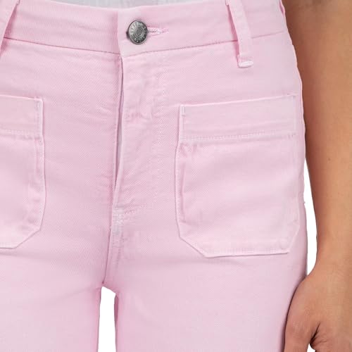 KUT from the Kloth Women's Meg High Rise Wide Leg Jeans with Patch Pockets4