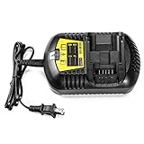 HUSUE Replacement Battery Charger for Dewalt 12V 20V Lithium-Ion Battery, Compatible with Dewalt DCB105 DCB101 DCB107 DCB115 DCB200 DCB201 DCB203 DCB204 DCB206 Battery