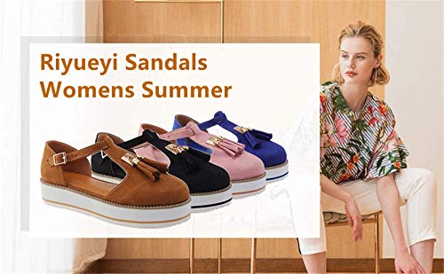 Riyueyi Sandali Donna Estivi Piattaforma Tacco