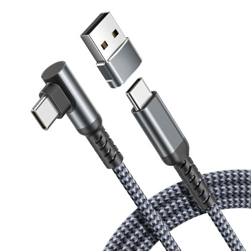 Elebase for iPad 10 A16 Generation Charging Cable 3.3FT with USB Adapter,Angled 90 Degree 60W USB Type C Charger Cord for iPad Air 5 4 Mini 6,iPhone 17 16 15 Pro Max,AirPods 4 Pro 3,Car,Samsung A56