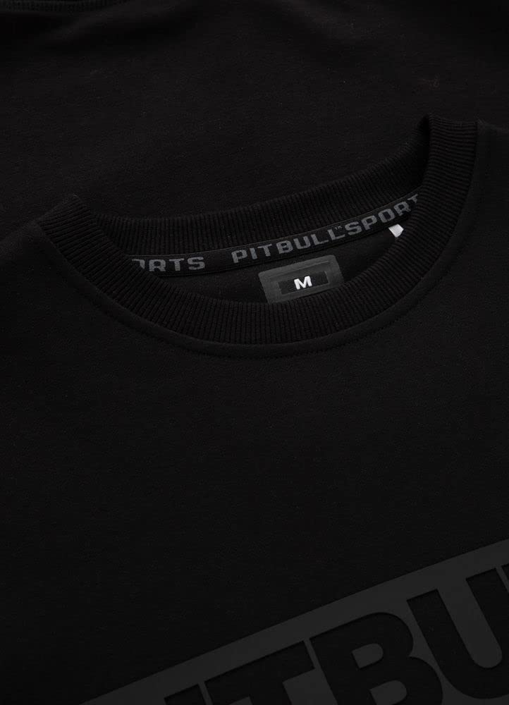 PITBULL - Sweatshirt Herren Beyer Crewneck, Longsleeve aus Baumwolle und Polyester, Pullover mit Rundhalsausschnitt, Hochwertig und Bequem, Sportlicher Stil