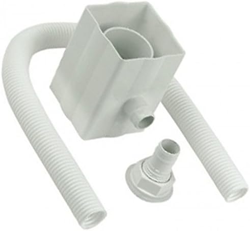 FloPlast RVS1W RVS1W-White Rainwater Diverter (Conects to 65MM Square and 68MM Round Downpipe), White
