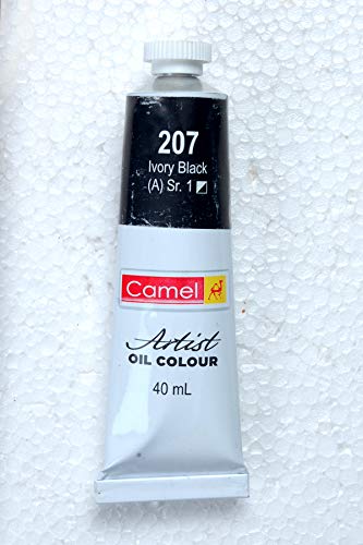 Image of Artist Oil Colour 40 ml Pack Of One (IVORY BLACK 207)