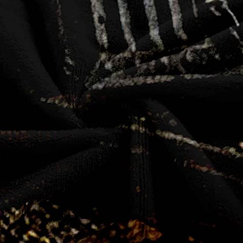 Couverture microfibre douce et confortable train noir effet relief 3D