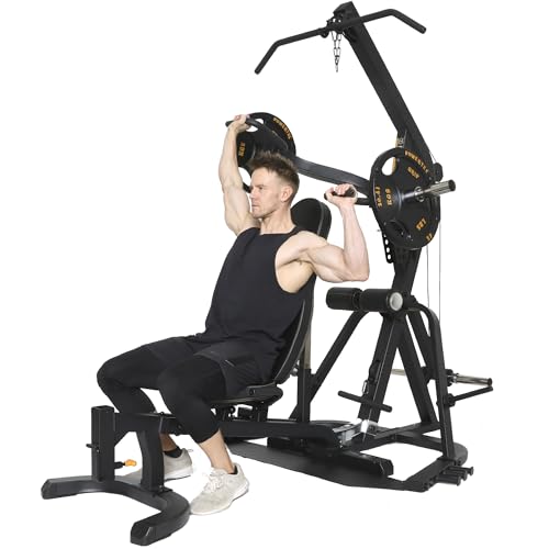 Powertec Fitness Workbench LeverGym - Workout Bench, 500 LB Weight Capacity, Black - Gym Equipment for Home - Adjustable Full Body Workout Machine