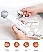 Loomla Dog Nail Grinder Upgraded - Professional 2 Speed Dog Nail Trimmers with Low Noise, USB Rechargeable Pet Nail Grinder, Paws Grooming and Smoothing for Dogs, Cats and Small Animals, White