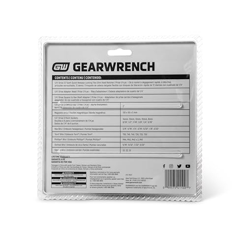 Image of GEARWRENCH 41 Piece 1 /4 inch Drive Ratchet MicroDriver Set | GWMBS41
