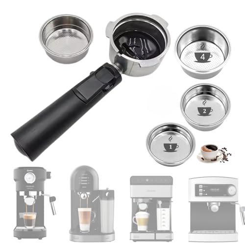 Roboparts Portafiltro da caffè in acciaio inox da 51 mm per caffettiera Cecotec Power Expresso 20, Cafelizzia 790, Power Instact-ccino 22