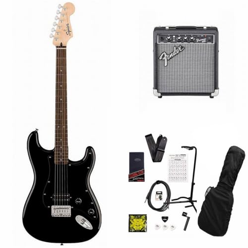 Squier Sonic Stratocaster HT H Laurel FB BK PG Black 10W�A���v�t���G���L�M�^�[���S�҃Z�b�gR