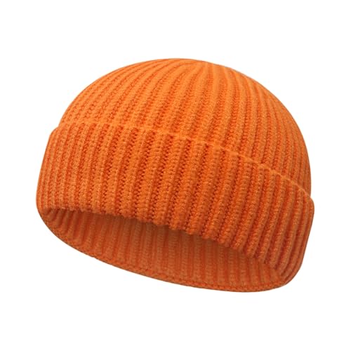 JYxingchi Wool Fisherman Beanies for Men Women Short Cuff Knit Beanie Winter Warm Hats Trawler Hat...