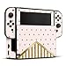 DeinDesign Skin Compatibile con Nintendo Switch Pellicola Adesivi Brillantini Oro Triangolo