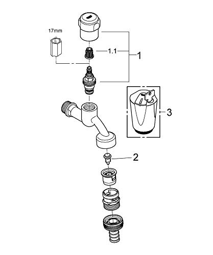 GROHE Eggemann Armaturenkombination DN15 41154000 - Image 4