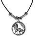 Howling Wolf Adjustable Cord Necklace