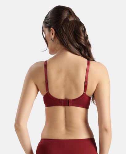 Image of Jockey 1242 Women Wirefree Non Padded Super Combed Cotton Elastane Stretch Medium Coverage Cross Over Everyday Bra