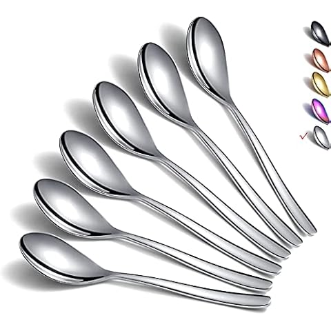 HOMQUEN Stainless Steel Teaspoons Set Cover