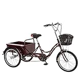 Vélo tricycle, tricycle pour adultes, tricycle de magasinage, tricycle cargo, tricycle à 3 roues, panier de vélo, vélo à 3 roues, tricycle de magasinage pour adultes, vélo à 408 roues