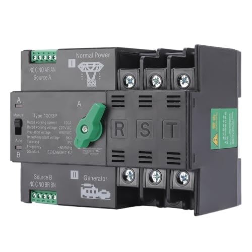 Commutateur de transfert automatique ATS 220V inverseur source rail 63A