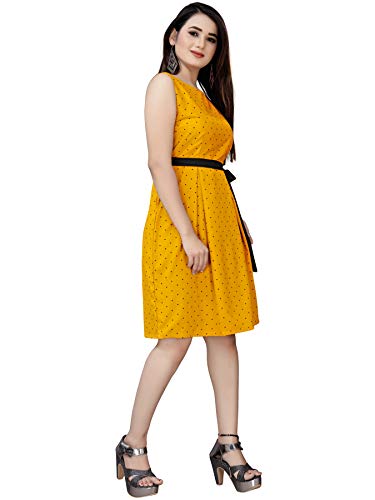 Image of AA Creation Women's Fit And Flare Knee Length Dress