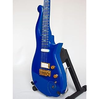 Guitare miniature Prince cloud bleue - Les Beatles, Paul McCartney, John Lennon, RIngo Starr, George Harrison Guitare miniature Prince cloud bleue – Image 4