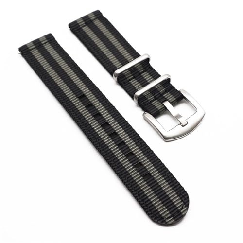 Sangle en Nylon 22 mm - Bracelet de Montre Military TQHGM
