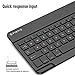 Fintie Keyboard Case for iPad 6th / 5th Generation (2018/2017), iPad Air 2 / Air 1 (9.7 Inch) - Slim Shell Stand Cover w/Magnetically Detachable Wireless Bluetooth Keyboard, Black