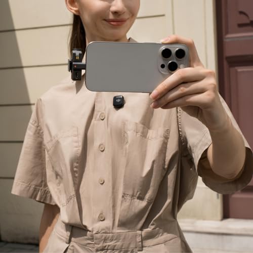 undefined DJI Mic Mini (1 TX + 1 RX), Wireless Lavalier Microphone for iPhone/Camera/Android, Ultralight, Detail-Rich Audio, Noise Cancelling, Automatic Limiting, Vlog, Streaming, 400m Transmission の商品画像 6