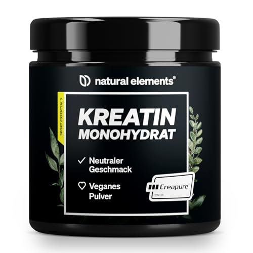 Kreatin Monohydrat Pulver – Markenrohstoff Creapure® – 147 Portionen (500g) – ultrafein: Mesh-Faktor 200 – geschmacksneutral & vegan – reines mikronisiertes Creatin Pulver ohne unnötige Zusätze