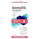 Dermarest Eczema Medicated Lotion, 4 oz., Hydrocortisone 1%, Soothing zinc complex, fragrance free formula provides 24 hour itch relief