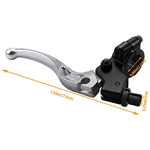 7/8" Brake Handle Left Clutch Lever Compatible With Coleman Ct200U Ct100U Trail 200 For Honda Crf50 Crf100 Crf 150 Xr50 Xr200 For Yamaha Yz80 Yz85 Yz100 For Kawasaki Kx65 Kx85 Kdx250 For Suzuki Dr250 #TOP5